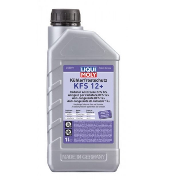 Refrigerante Liqui Moly Kühlerfrostschutz KFS 12+ Color Rojo de 1 Litro