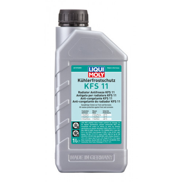 Refrigerante Liqui Moly Kühlerfrostschutz KFS 11 Color Azul de 1 Litro