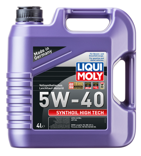 Liqui Moly 2194 MotorWelt Liqui Moly Synthoil High Tech 5W-40 de 4 Litros