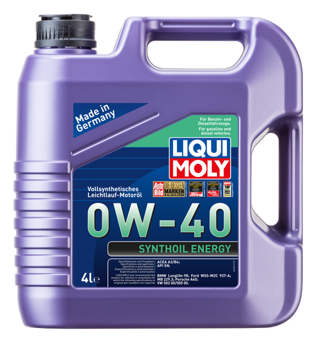 Liqui Moly 2451 MotorWelt Synthoil Energy 0W40 de 4 litros