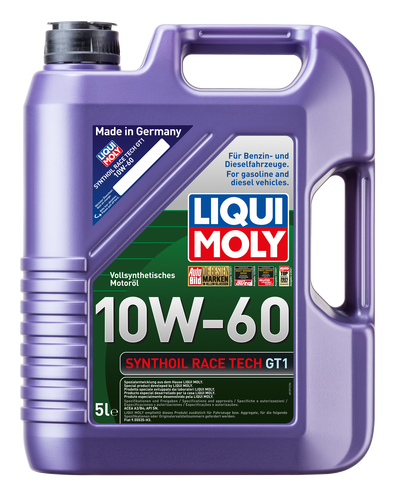 Liqui Moly 8909 MotorWelt Synthoil Race Tech GT1 10W60 de 5 litros