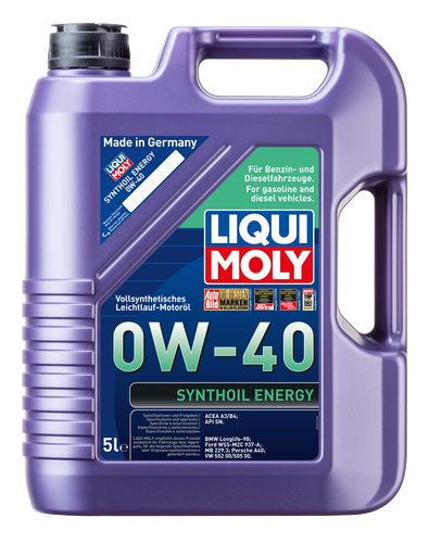 Liqui Moly 9515 MotorWelt Synthoil Energy 0W40 de 5 litros